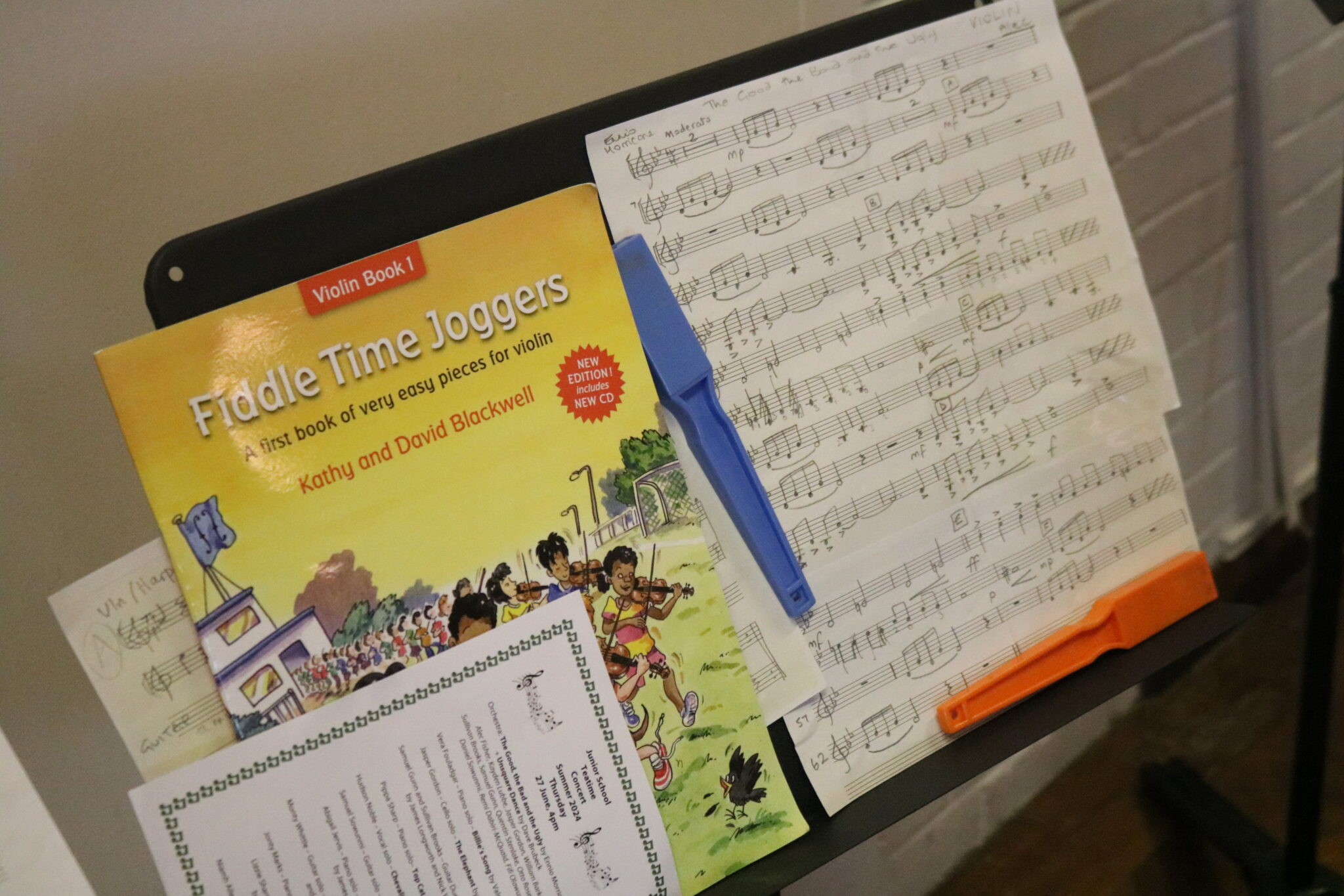 Fiddle time joggers music book