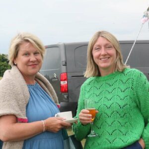 Ladies with pimm's and tea