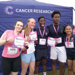 Students run Race for Life in Herne Bay with medals