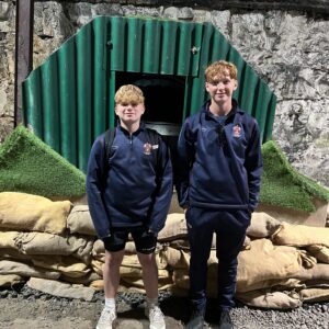 Two schoolboys at Ramsgate Tunnels