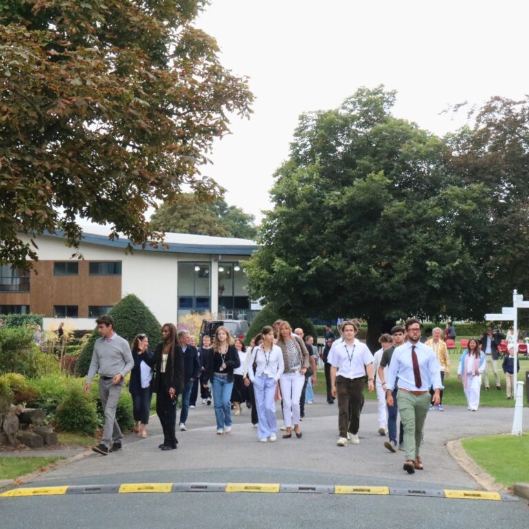 people walking in group