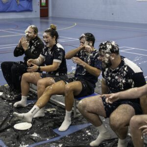 Teachers pie face